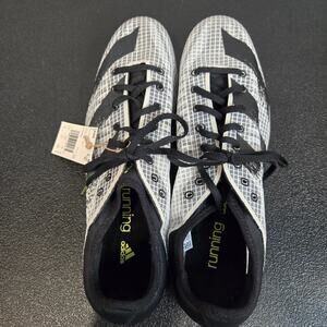 NWT Adidas Sprintstar Men's Track & Field Spike Shoe Gray/Black Sz 12.5/13